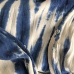 Lulus Cute LuLu’s Blue / White Tie Dye Flowy Romper Photo 2