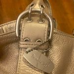 Tignanello Leather Bag Metallic Gold Shoulder Bag Magnetic Closure Photo 11