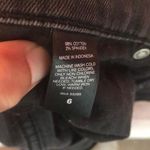 EXPRESS Black Distressed Worn Jean Shorts Photo 2