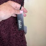 NWT Lulu’s Size XL Lace Detailed Backless Mini Dress Burgundy Formal Wedding Red Photo 4