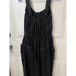 NWT‎ Daily Practice by Anthropologie Black The Mayotte Jumpsuit Size XS BOHO Photo 4