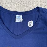 Disney Jasmine Magic Carpet Ride V Neck T Shirt Navy Blue Women's XXL Photo 2