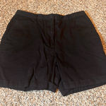 Ralph Lauren Lauren  Black Cotton Cuffed Bermuda Shorts Size 10‎ Photo 0