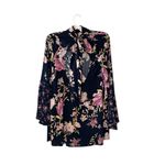 Free People  tate tunic mini dress, long flared sleeves, with pockets,size S Photo 9