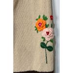 POL  Floral Embroidered Stretchy Waist Color Block Wide Leg Pants Size Large NWOT Photo 12