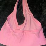 I am gia  Pink Halter Crop Top Photo 3