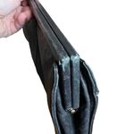 Betsey Johnson VTG Y2K Leather Runway Clutch Handbag 90s Black Purse Rare Glam Photo 11