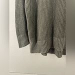 Aerie  cable knit tunic sweater gray size small Photo 3