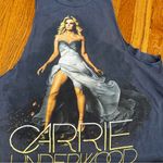 Carrie Underwood Graphic Cropped Tank Top/ muscle t Photo 1