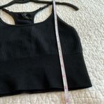 Balance Athletica ✨ Women’s Ribbed Longline Sports Bra Black Medium Photo 6