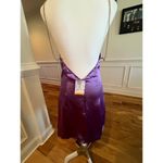 PRETTY GARBAGE NWT HALTER DRESS ADJUSTABLE CHAIN STRAP LAVENDER WOMEN SIZE SMALL Purple Photo 4