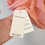 Abercrombie & Fitch  Ruched Coral Pink O Ring Cropped Tank Top Small NEW Photo 3