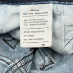 KanCan by Maurices Jeans Women 26 Raw Hem Ankle Distressed Stretch Denim Blue Photo 6