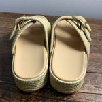 Source Unknown Raffia Platform Double Band Slide sandals NWOT size 9 Photo 3
