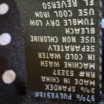 Unique spectrum  Polka Dot Blouse in Black and White Photo 8