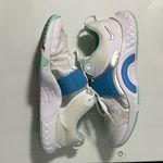 Nike  Women White and Teal Sneakers Photo 2