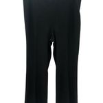 Trina Turk  Black Wide Leg Straight Size 10 Side Zip High Rise Dress Pants #AA2-3 Photo 8