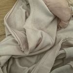 Forla Paris sleeveless mesh embroidered ruffled top blush and white size small Photo 9