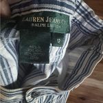 Ralph Lauren Vintage  Jeans Co. Blue Striped Straight-Leg Denim Photo 9