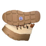 Zodiac NEW Women's, Billie Boot Sherpa Lined Combat Sneaker IN Natural Caramel Photo 7