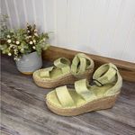 Coconuts by Matisse  Womens Green Soire Wedge Platform Heels Espadrille Size 6 Photo 2