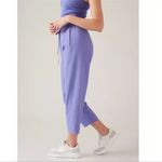 Athleta  Arrival Pant Dark Adonis Blue Purple Ankle Straight Leg Women's‎ size 10 Photo 3