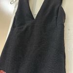 EXPRESS RIBBED PLUNGE NECK BOW BACK THONG BODYSUIT Photo 3