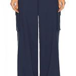 Beyond Yoga  City Chic Cargo Pants Wide Leg Navy Blue Women's Size Small Photo 0
