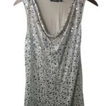 Apt. 9  M Creme Sequins Tank Top Photo 0
