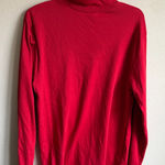 Eddie Bauer Vintage 90s  Red Classic Turtleneck Blouse Womens M Gorpcore Cotton Photo 0