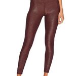 Beach Riot  Ayla Legging Glitter Bitter Chocolate ribbed women’s size large Photo 0