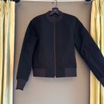 Lululemon athletica Black Reversible Bomber Jacket Photo 3