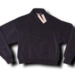 Victoria's Secret Modal Quarter Zip Sweatshirt NWT Photo 0
