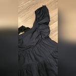 Peter Som  Flutter Sleeve Black Babydoll Dress size 4 Photo 5