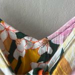 Aerie  Tropical Floral Tie Front Cropped Tank Size XS NWT Photo 3