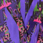 Amanda Uprichard  Geometric Purple silk dress 
Size: Small Photo 3