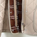 Burberry NWOT $1439 Quilted Country Jacket Cropped Long-Sleeve Zip Snap Neutral Photo 8