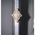 Designer Originals VTG 925 STERLING SILVER‎ MARCASITE DESIGNER RING SIZE 8 Photo 1