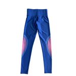 Terez Blue Heart Print Workout Leggings Size Small Photo 1