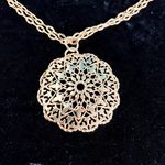 Dolce Vita Italy gold tone medallion necklace Photo 1