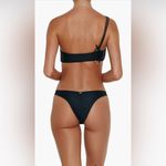 VIX Rai One Shoulder Bikini Top, size medium, Black, $112 Black Photo 3