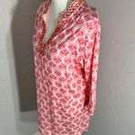 Foxcroft  Pink and White Patterned Blouse Photo 3
