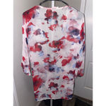 Peach Love California Peach Love Kimono Coverup Top Tie Front Floral Boho Festival Beach Summer OS Photo 5