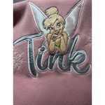 Disney  Tinkerbell Pink Fleece Long Sleeve Sweatshirt Top Women's Large Photo 5