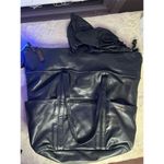 Tumi Black Leather Weekender Bag Spacious Travel Carry Photo 5