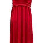 Coldwater Creek Women's Red Dress Maxi Sleeveless Size 4P SKU 1021 Photo 0