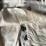 Loft  Pencil Skirt. Floral Black and Cream. Size 8 Linen/Rayon Blend‎ Photo 5