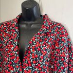 Old Navy  Floral Button Down Shirt - Red and Black Photo 1