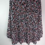 Terra & Sky Terra Sky 3X Black Coral Blue All Over Floral Top Plus Photo 7