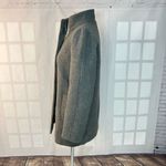 J.Crew Gray Mercantile Heather Wool Blend Mid Length Mock Neck Zip Up Coat Sz 8 Photo 6
